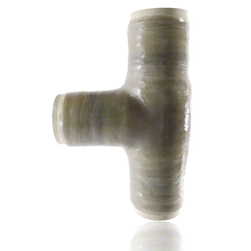 UP-GF-PVDF T-St&uuml;ck 90&deg; DIN 16 966, Form T1, Rohrtyp B, Liner PVDF, mit Laminatende, PN 10